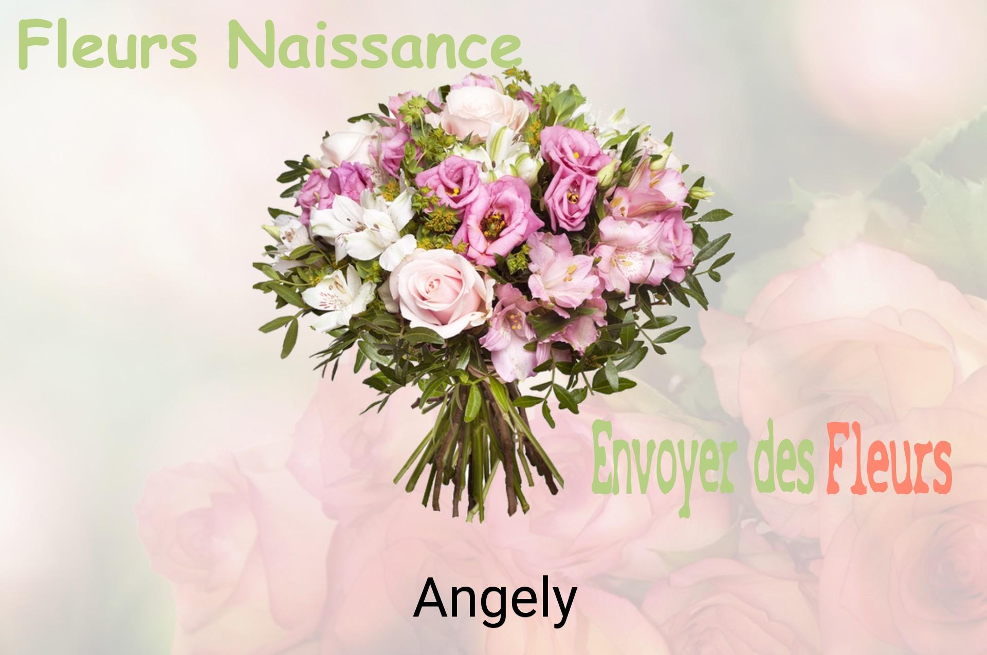 Bouquet de fleurs de naissance livré à Angely